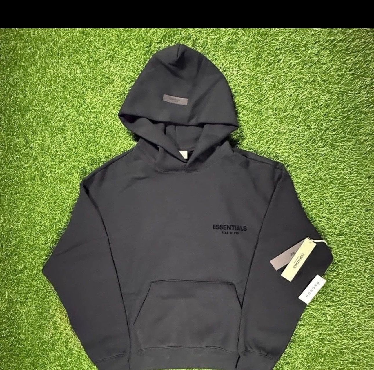 Black Essential Hoodies ( S, S, M)