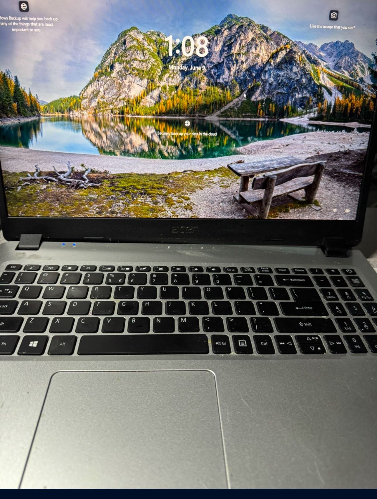 Acer Laptop $30 Cash