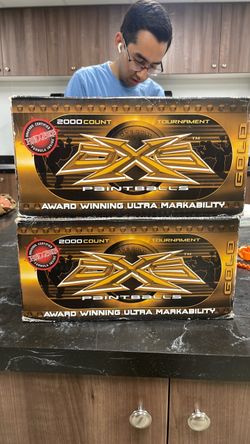 DXS Gold Tournament Paintballs  x2