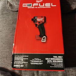 /

Drills

/

Impact Drivers

Summer Doing

Milwaukee

M18 FUEL 18V Lithium-Ion Brushless Cordless 1/4 in. Hex Impact Driver (Tool-Only)

