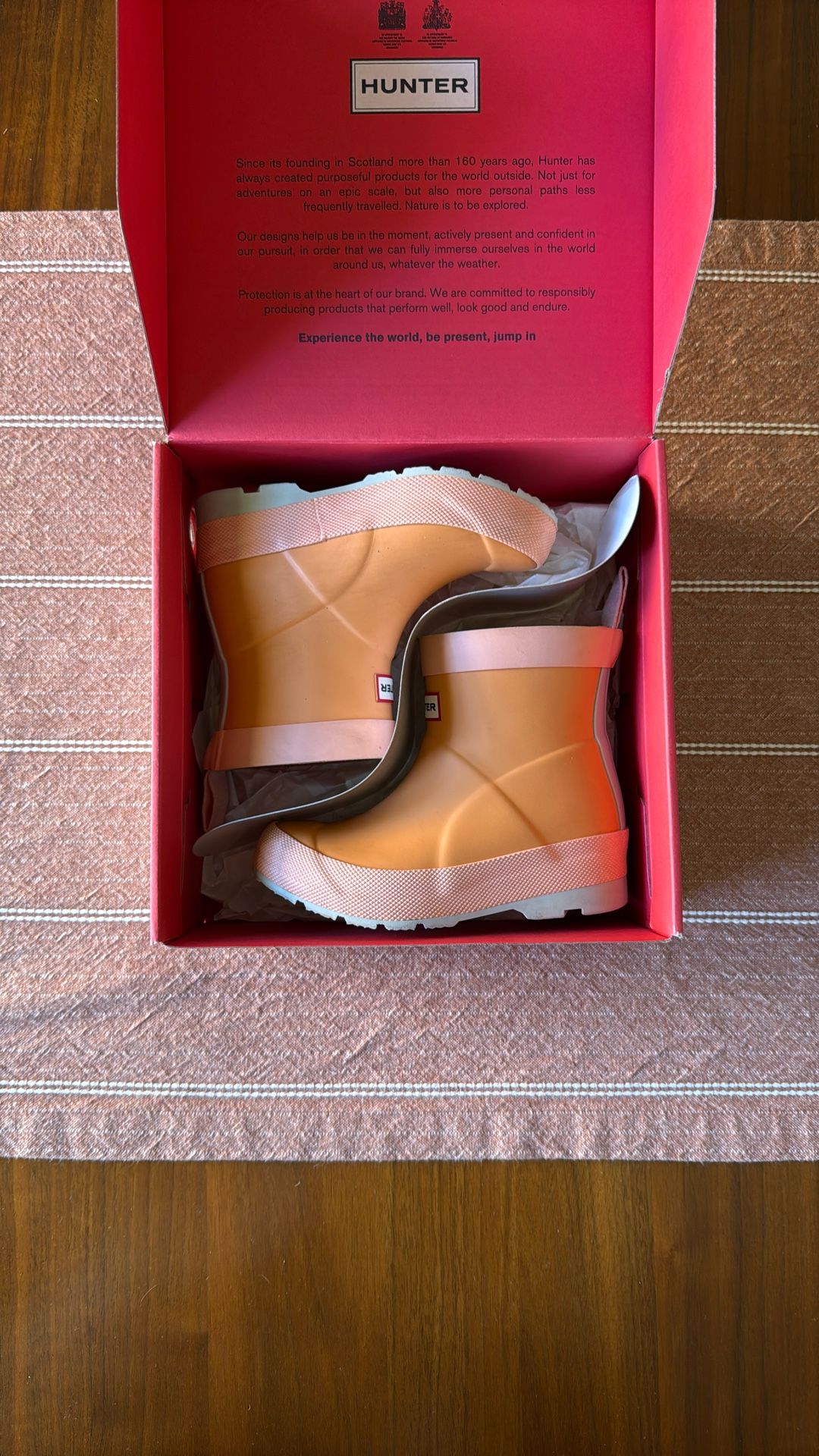 Girls Hunter Rain Boots 9T-10T