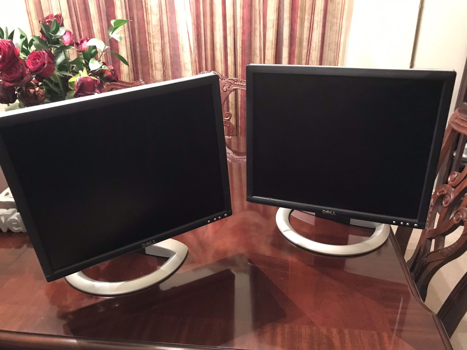 Dell 22” LED Color Monitors Used As Dual Monitors $15 Each or Best Offer