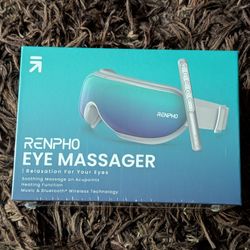 RENPHO Eyeris 1 Eye Massager with Soothing Heat & Gentle Compression Bluetooth Audio Portable Device