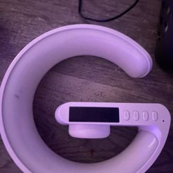 google alarm clock and led light