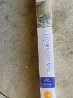 outdoor roller shade