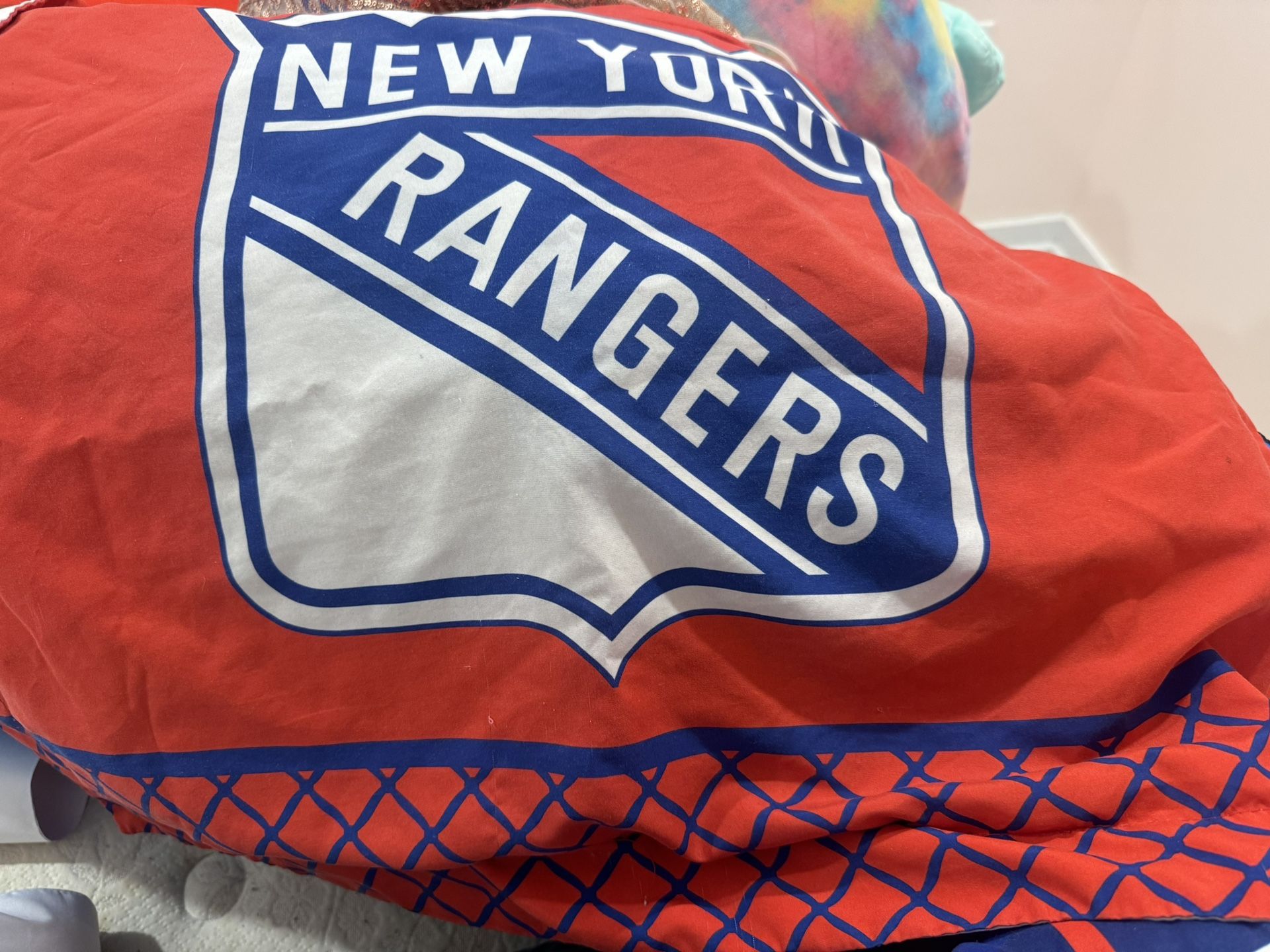 Twin Size NY Rangers comforter & Pillowcase