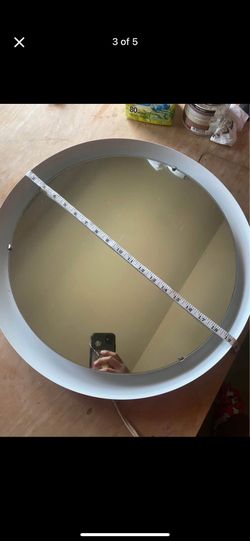 Ikea led circle mirror