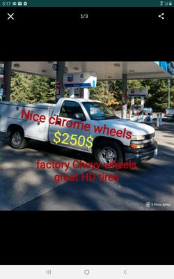 Chrome factory wheels set for Tahoe Silverado suburban