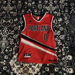 Portland Trailblazer’s #0 Lillard Adidas NBA Jersey