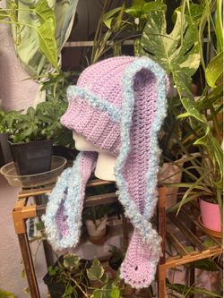 Handmade Crochet Bunny hat