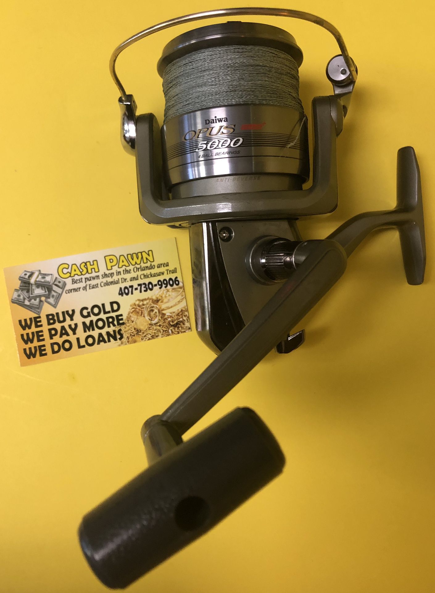 Daiwan Opus Plus 5000 - 4 Ball Bearing Spinning Fishing Reel - GOOD  CONDITION for Sale in Winter Springs, FL - OfferUp