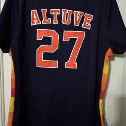 Houston Astros Womens Large Altuve Nike Jersey $150 Retail 