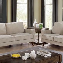 New Apartment Size Sofa & Loveseat 