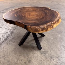 Solid Wood Round Coffee Table