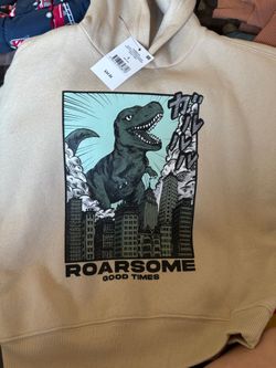 Roarsome Good Times Dinosaur Graphic Hoodie