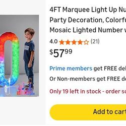 Birthday Number 30 or 03 Decor ( Brand New, Never Used, In Box ) For $20