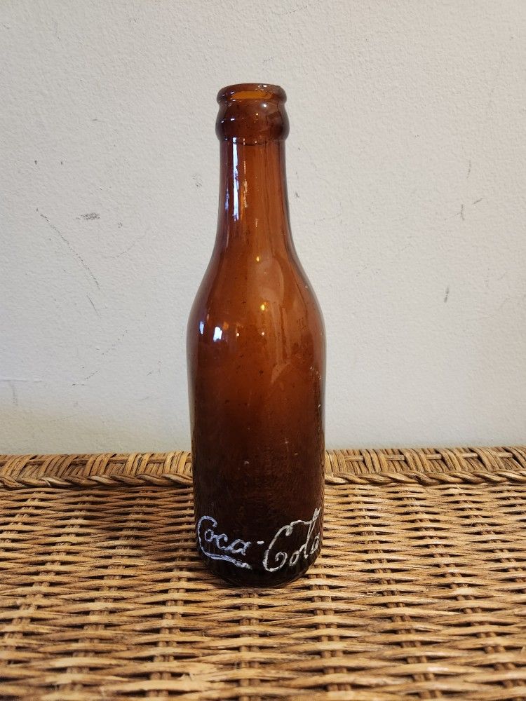 Antique Brown Coca Cola Bottle - Pittsburgh, PA