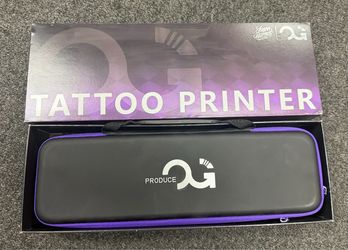 A portable wireless tattoo stencil printer, commonly used by tattoo artists to produce design stencils