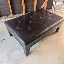 Costco Leather Ottoman With Drawer