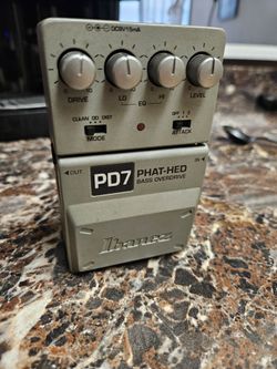 Ibanez PD7 (Phat Hed) Bass Distortion Pedal (rare!)
