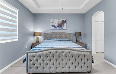 Tufted bed frame