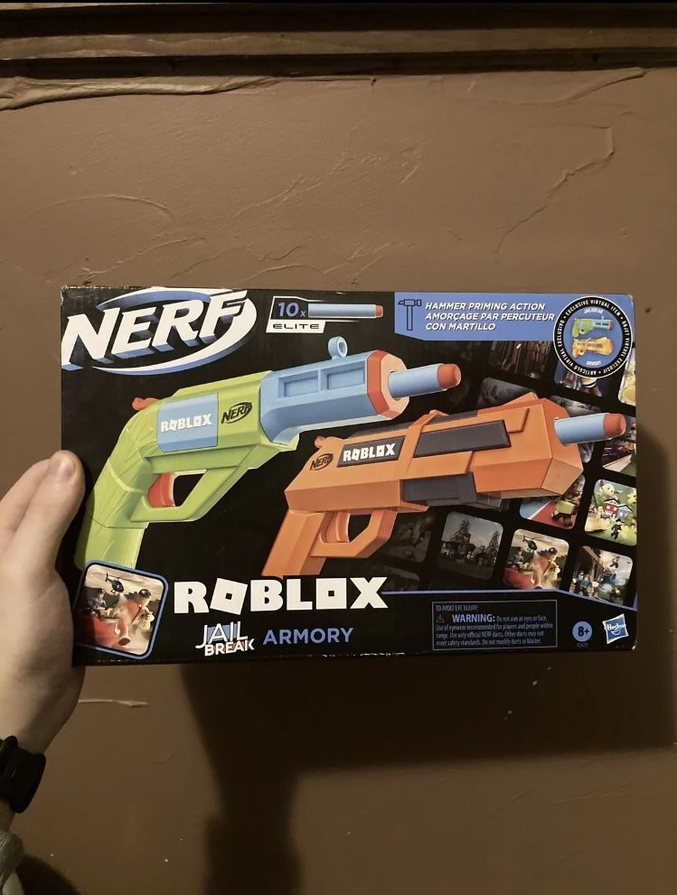 Nerf Roblox Jailbreak: Armory Blaster 2-Pack Unopened