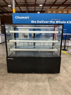 🍰 ❄️NSF straight Glass Bakery Display (Vitrina Refrigerada de Panadería)