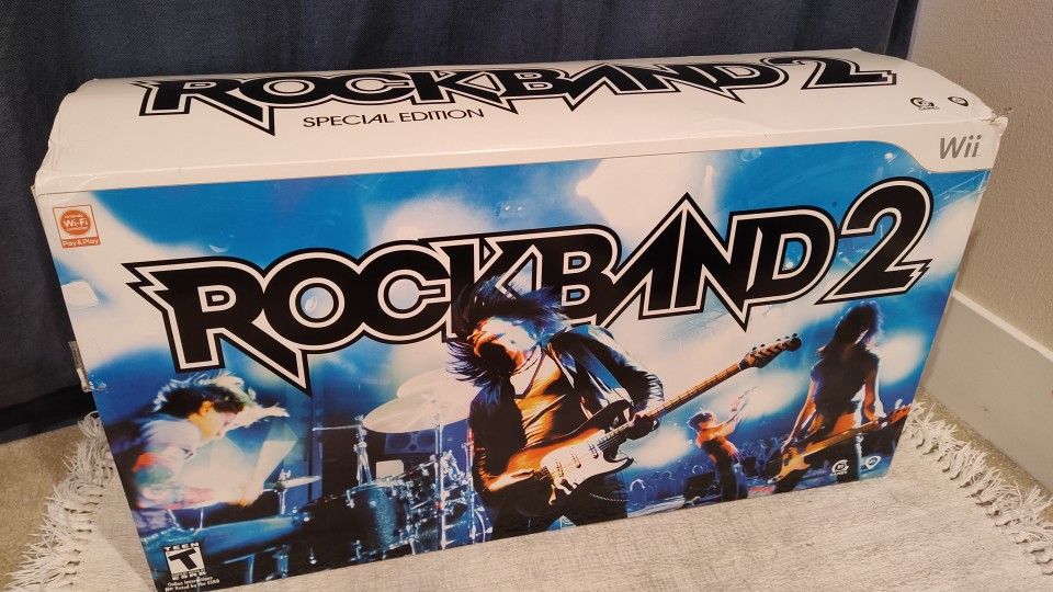 Rockband 2 Special Edition Wii complete set in box