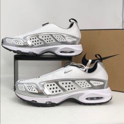 Women’s Nike Air Max Sunder SE Shoes - White Metallic Silver - Size 8
