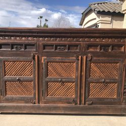 Antique Buffet Table