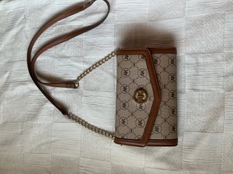 Brown And Tan Ak Shoulder Bag