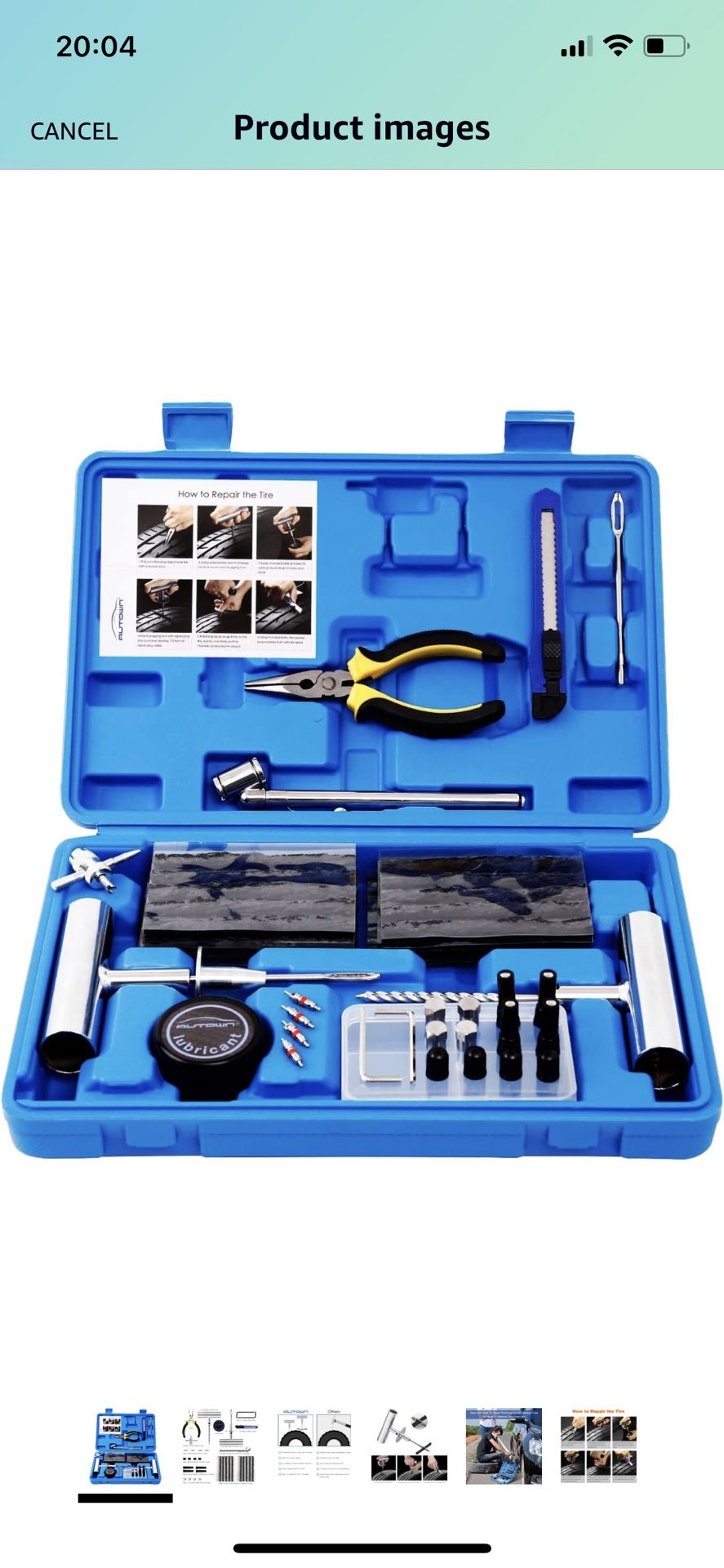 Tire Repair Tool Set