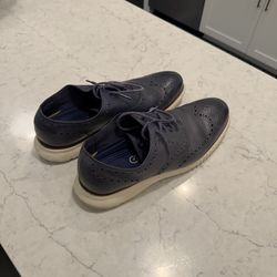 Blue leather Cole haan shoes size 12