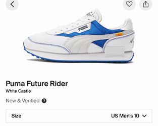Puma White Castle 100th anniversary size 10