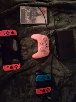 Nintendo Switch Bundle with Game and Controllers