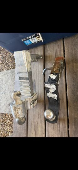 Rapid adjustable hitch with ball mount set up