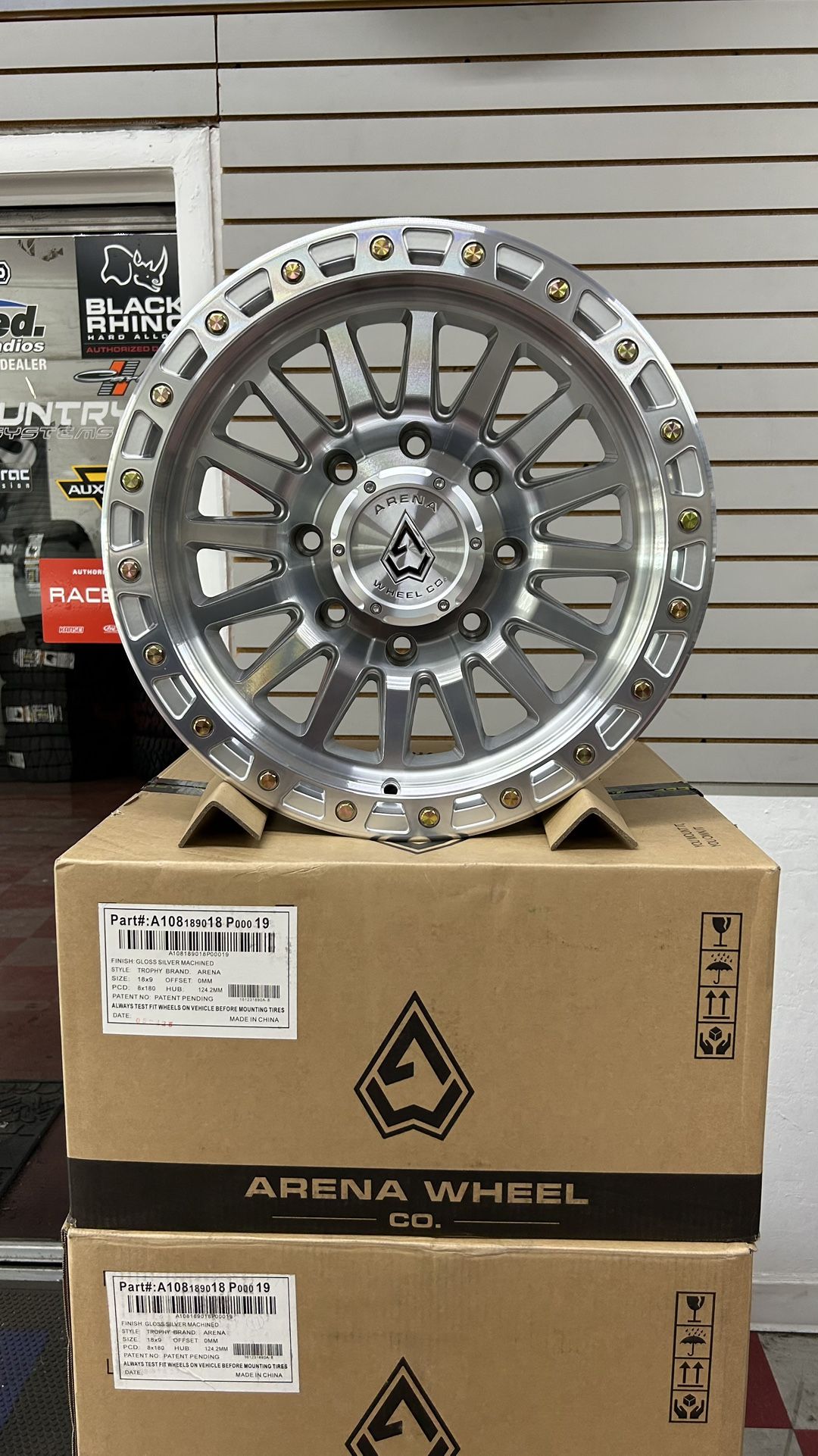 Arena wheels Machined