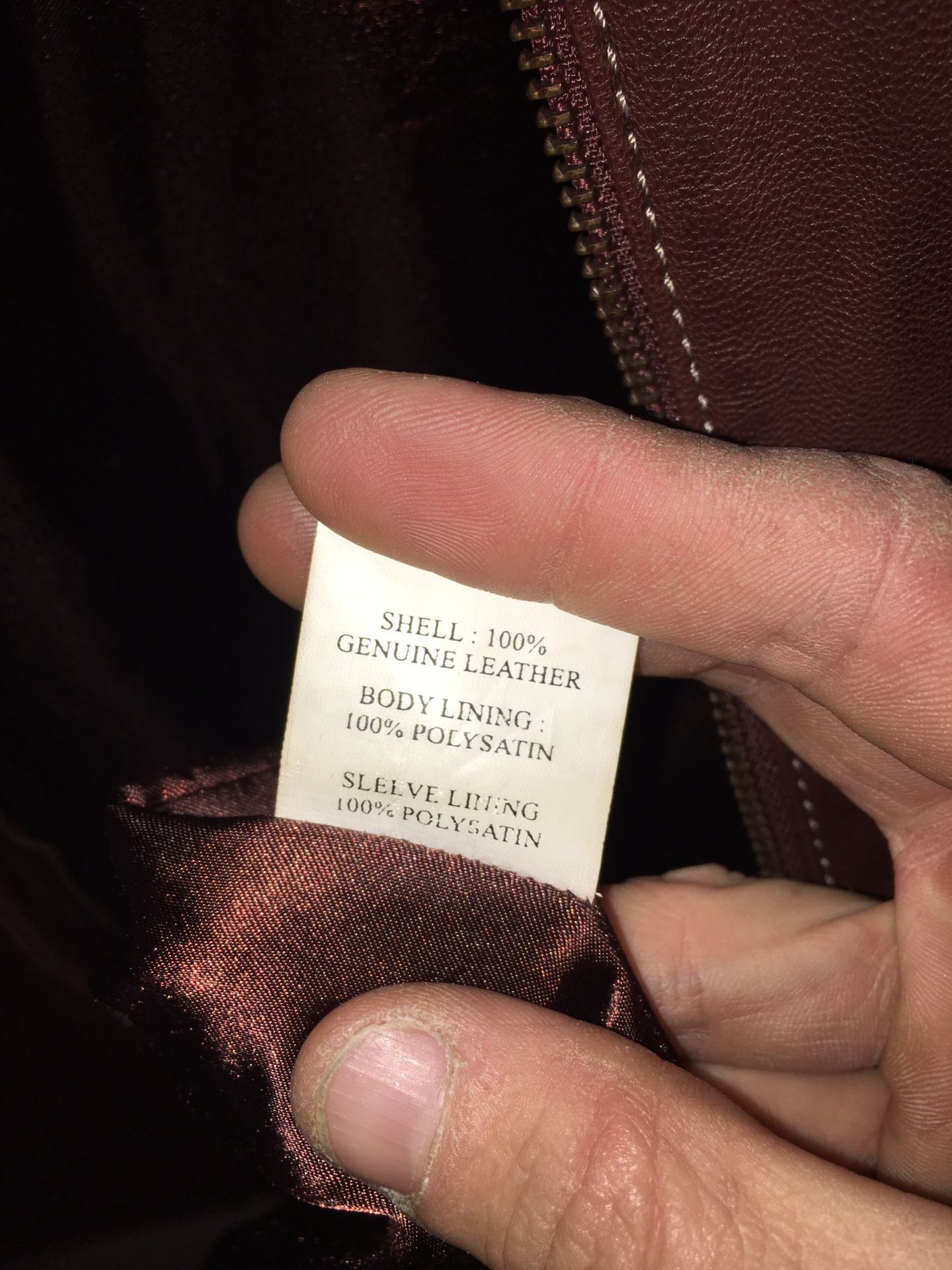 Absolutely Sexy “miss Top Gun” Leather Jacket. Size Small