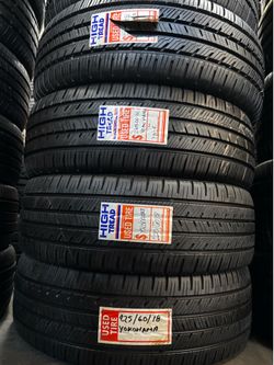 225/60/18 YOKOHAMA YK-CTX (4 TIRES USED)