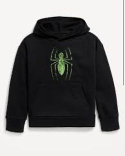 Spider Man Glow In The Dark Boys Hoodie