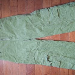GREEN Corduroy Pants