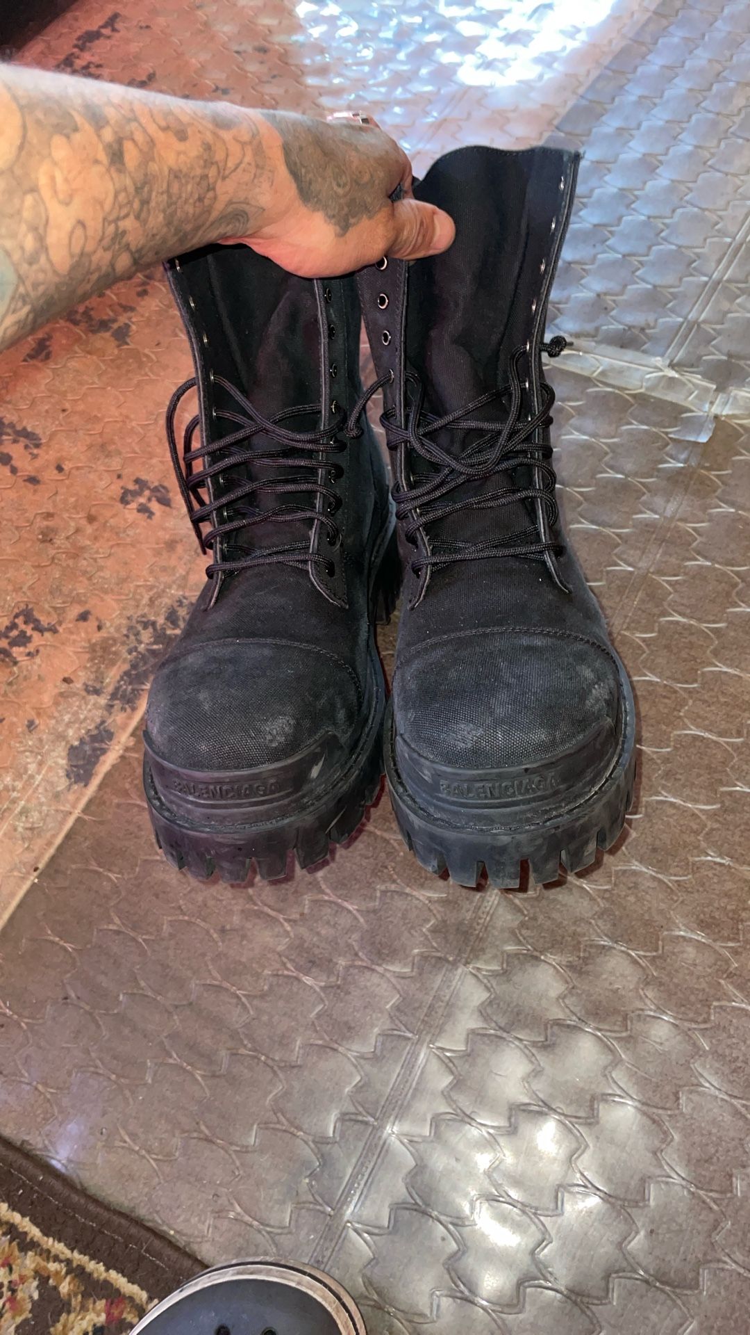 Balenciaga Men’s Strike Boots 