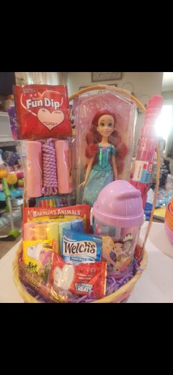 Little mermaid Easter basket