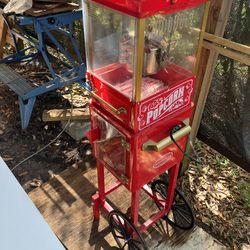 Popcorn machine working/ clean