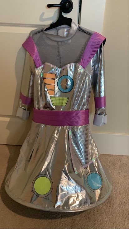 Halloween 👻 Robot Costume Girls (L) Large Size