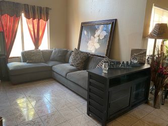 Grey sectional