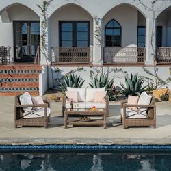 New Outdoor Patio Furniture Set Sunbrella 