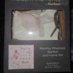 Baby Monthly MILESTONE Blanket.