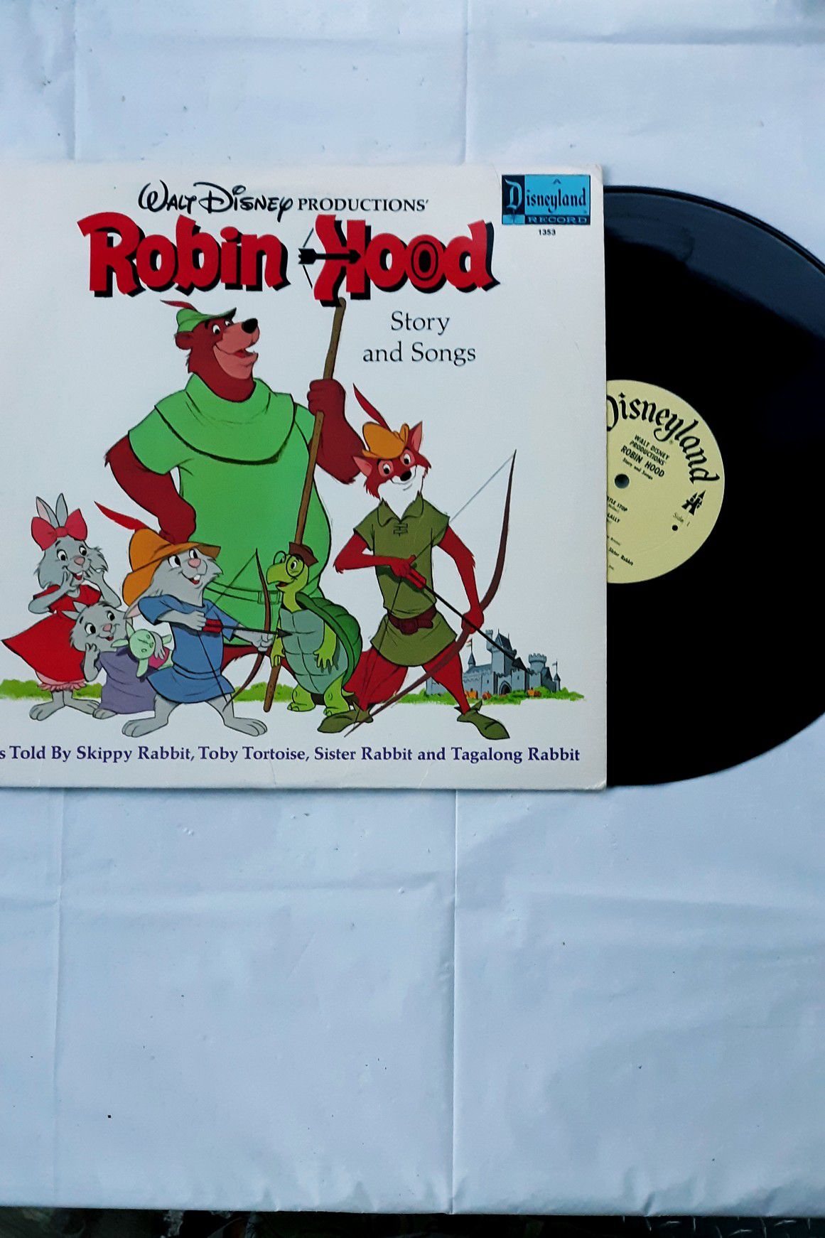 SALE PENDING Walt Disney Robin Hood Record Album