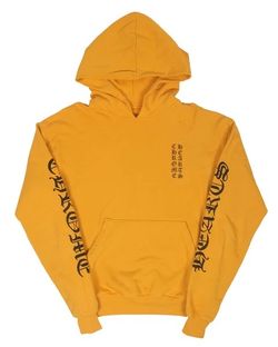 Chrome Hearts Yellow Pullover Hoodie Size L